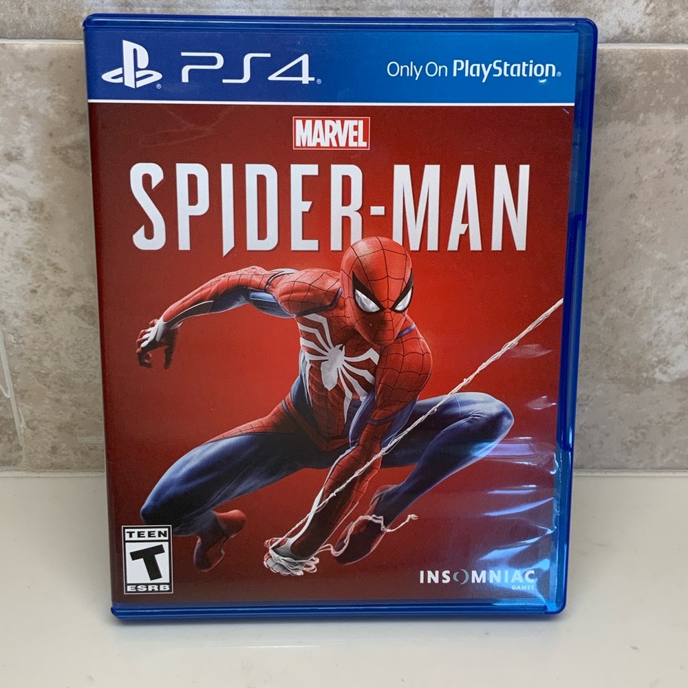 Marvel Spider-Man PS4 Game Sony PlayStation Like New